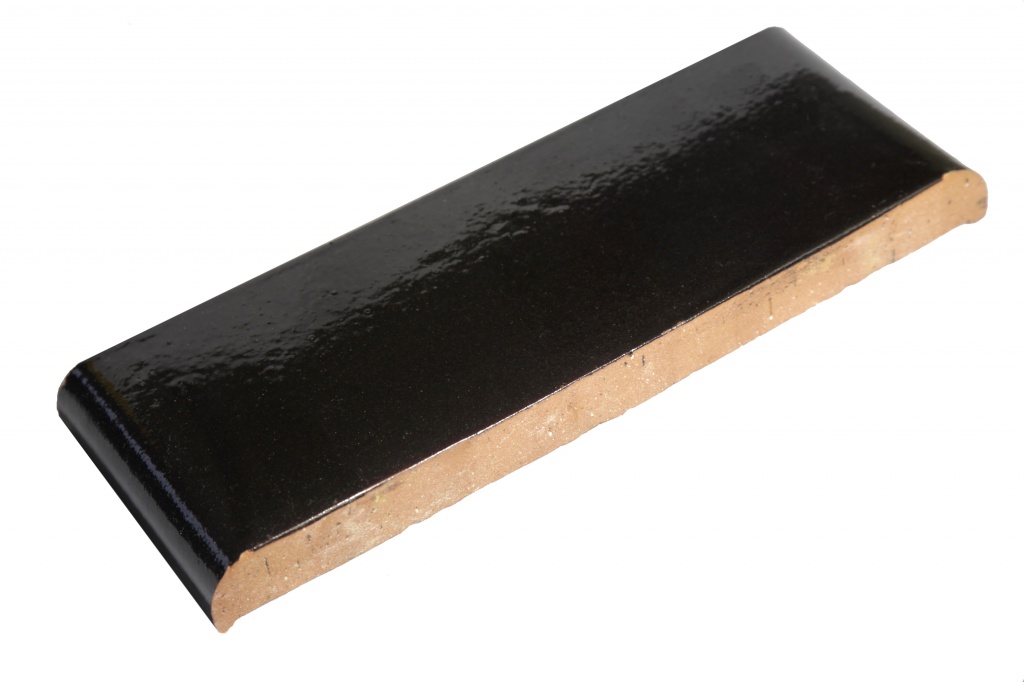 Парапетная плитка КР 30 (305х110х25) темно-коричневый глазурь