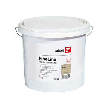 TFL Раствор для заполнения швов брусчатки "FineLine",водопроницаемый 2-х комп., бетонно-серый 15кг